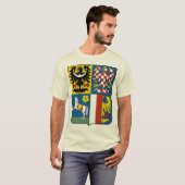 Moravië Silezië, Tsjechië T-shirt (Voorkant volledig)