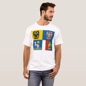Moravië Silezië, Tsjechië T-shirt (Voorkant volledig)