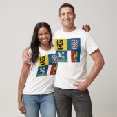 Moravië Silezië, Tsjechië T-shirt (Unisex)