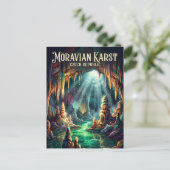 Moravische Karstgrotten Tsjechië Briefkaart (Staand voorkant)