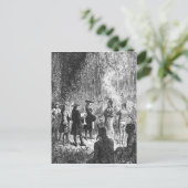 Moravische missionarissen van Indiërs Briefkaart (Staand voorkant)