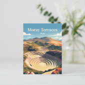 Moray Archeologische Site Peru Briefkaart (Staand voorkant)
