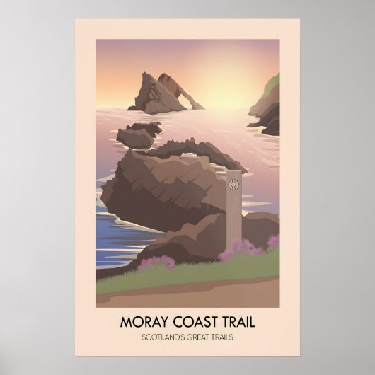 Moray Coast Trail Scotlands Great Trails Poster (Voorkant)