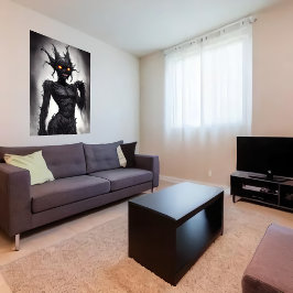 Morbid bizarre monsterportret | AI Art. Poster