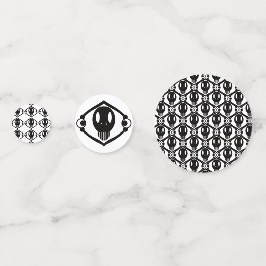 Morbid Faces Confetti (Achterkanten)