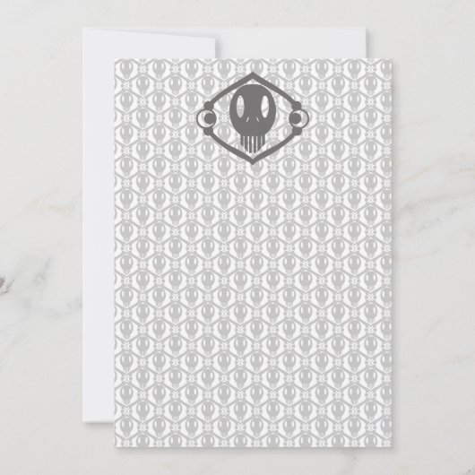 Morbid Faces Kaart (Achterkant)