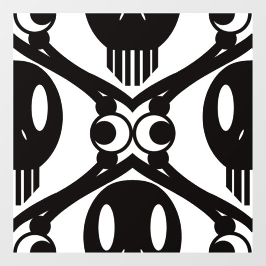 Morbid Faces Raamsticker (Vel)