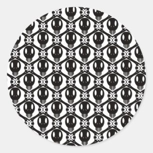 Morbid Faces Ronde Sticker