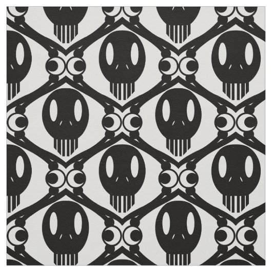 Morbid Faces Stof (Swatch)