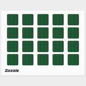 Morbid Faces Vierkante Sticker (Vel)