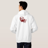 Morbid Optimism Splatter Hoodie (Achterkant volledig)