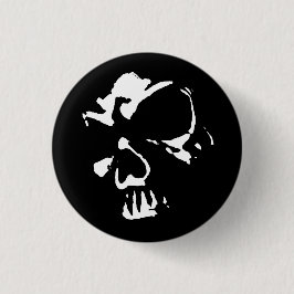 Morbid Skull Ronde Button 3,2 Cm