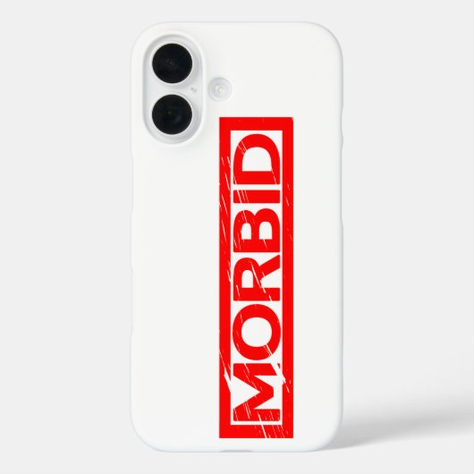 Morbid Stamp Case-Mate iPhone Case (Achterkant)