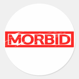 Morbid Stamp Ronde Sticker