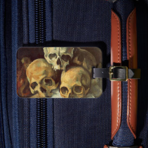Morbide Creepy Skulls Halloween Bagagelabel