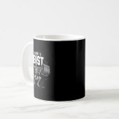 Morbide Een Beest Grappige Sarcastische Meme Koffiemok (Voorkant links)