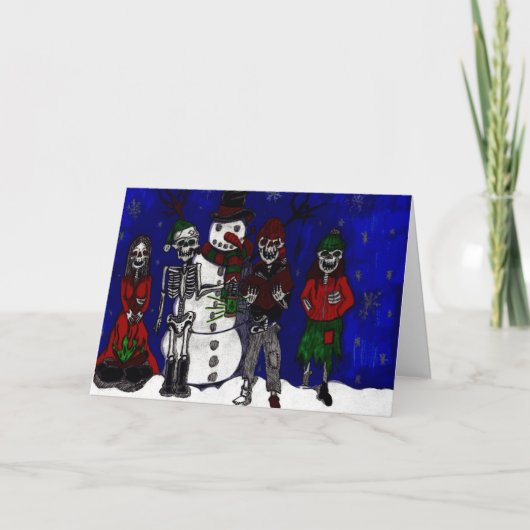 Morbide vrolijke kerst Kaart (Voorkant)