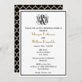 MorBlack Vine Script Monogram B&G DIY BG Repetitie Kaart (Voorkant / Achterkant)