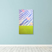 Morceaux de Temps n1 du 18 oct 2015 Canvas Print (Insitu (Houten vloer))