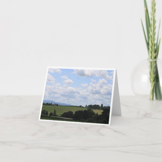 Morchard Bishop-kaart Bedankkaart (Voorkant)