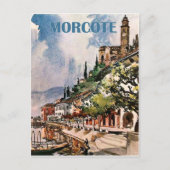 Morcote kustlijn, meer van Lugano, Zwitserland Briefkaart (Voorkant)