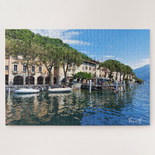 Morcote Lago di Lugano-puzzel Legpuzzel (Horizontaal)