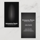 Morden Black & White Tire Automotive Repair Visitekaartje (Voorkant / Achterkant)