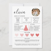 Morden Bridesmaid Informatie & Voorstel Kaart (Voorkant)