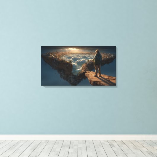 Morden Edge Walker Canvas Afdruk (Insitu (Houten vloer))