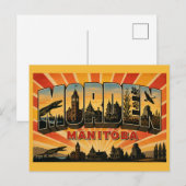Morden Manitoba Festival Stad Briefkaart (Voorkant / Achterkant)