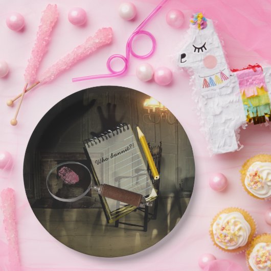 Mordmysterie Papieren Borden Plaats Delict Op Maat Papieren Bordje (Feest)