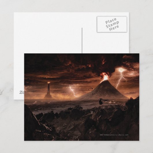 Mordor Lightning Storm Briefkaart (Voorkant / Achterkant)