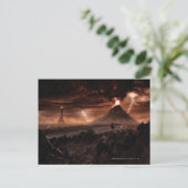 Mordor Lightning Storm Briefkaart (Staand voorkant)