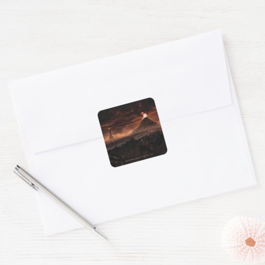 MORDOR VIERKANTE STICKER (Envelop)