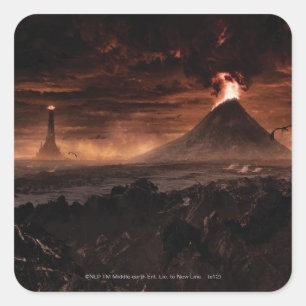 MORDOR VIERKANTE STICKER