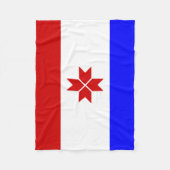 Mordovia Flag Fleece Deken (Voorkant)