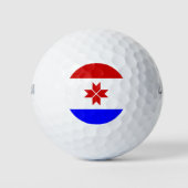 Mordovia Flag Golfballen (Voorkant)