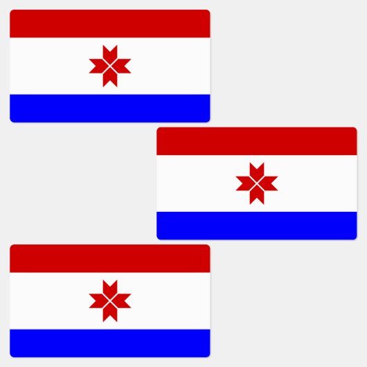 Mordovia Flag Labels (Groep)