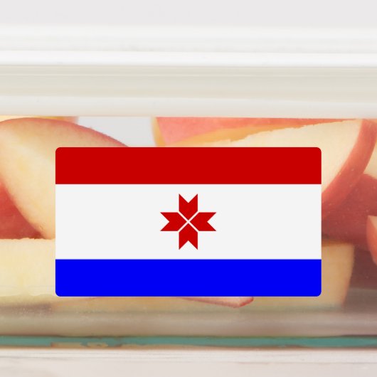 Mordovia Flag Labels (Aangebracht)