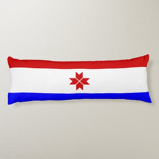 Mordovia Flag Lichaamskussen (Achterkant)