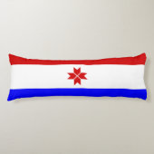 Mordovia Flag Lichaamskussen (Voorkant)