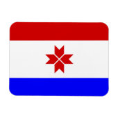 Mordovia Flag Magneet (Horizontaal)