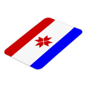 Mordovia Flag Magneet (Linkerzijde)