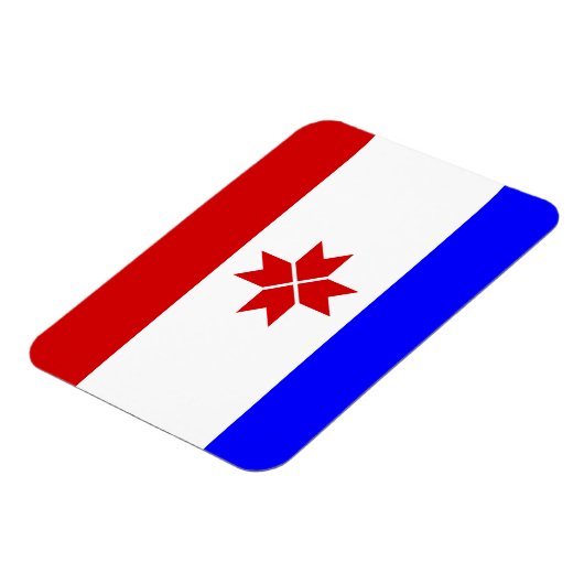 Mordovia Flag Magneet (Linkerzijde)