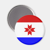 Mordovia Flag Magneet (Voorkant / Achterkant)