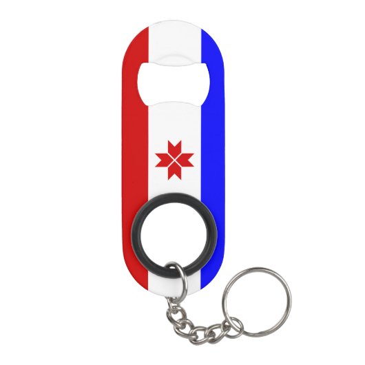 Mordovia Flag Mini Flessenopener (Achterkant)