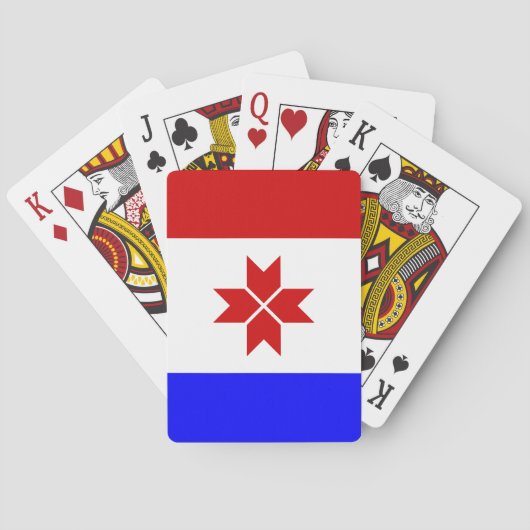 Mordovia Flag Pokerkaarten (Achterkant)