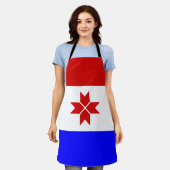 Mordovia Flag Schort (Gedragen)