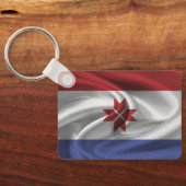 Mordovia Flag Sleutelhanger (Achterkant)