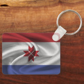 Mordovia Flag Sleutelhanger (Voorkant)